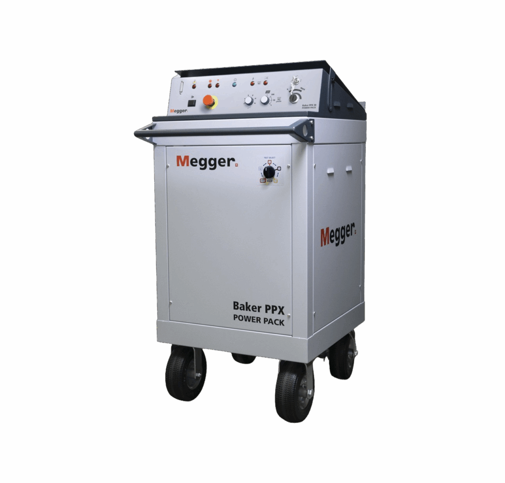PPX30 y 40 es una Fuente de alto voltaje para pruebas estáticas de Megger