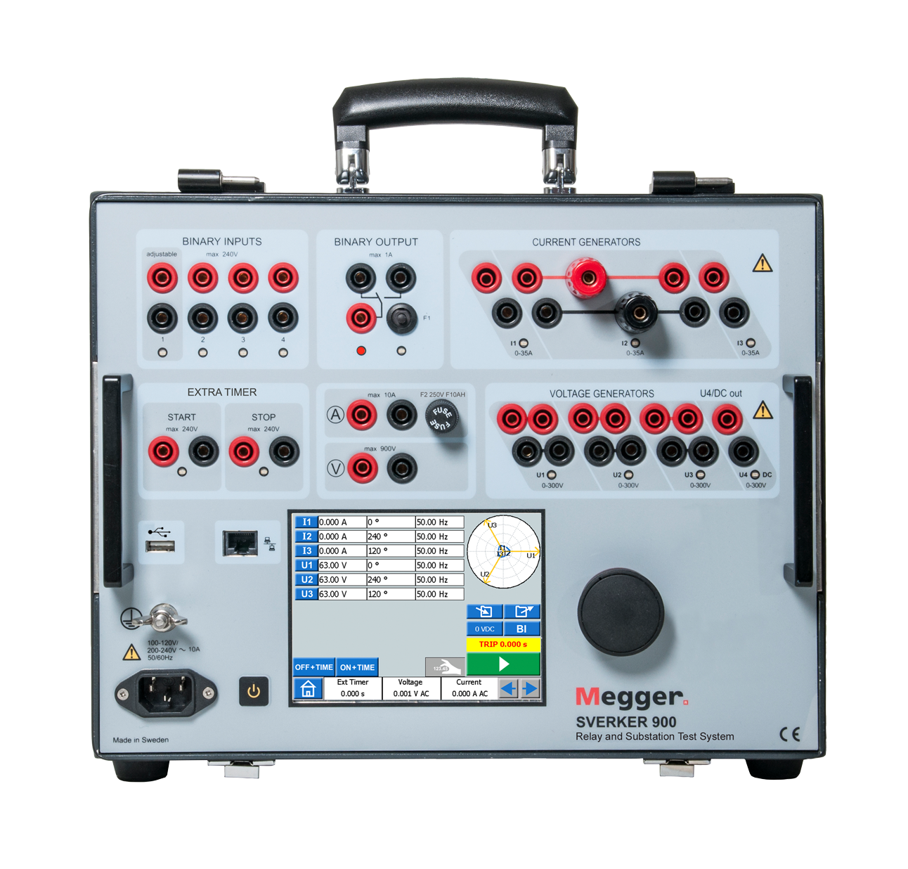 Sverker 900 de Megger es el probador trifásico para relevadores