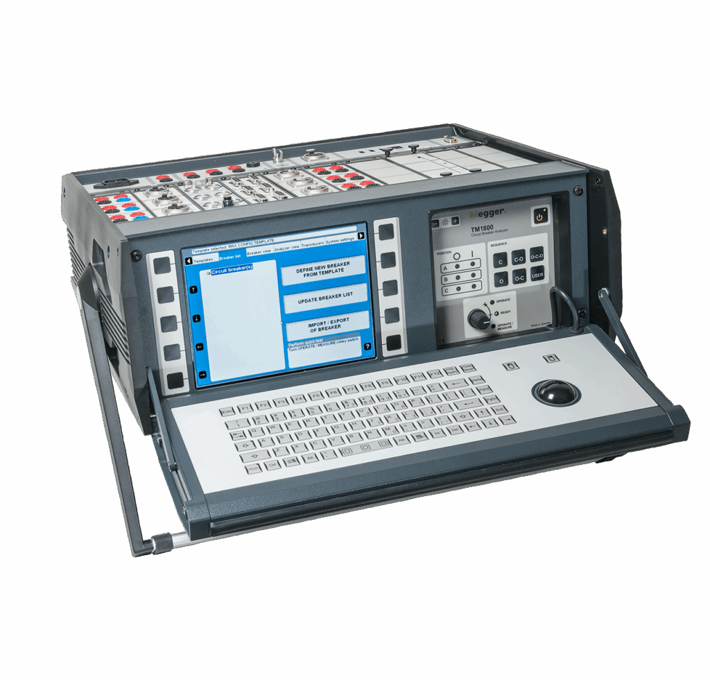 TM1800 de Megger es un Analizador de Interruptores de Potencia, de venta en Oropeza Ingenieros