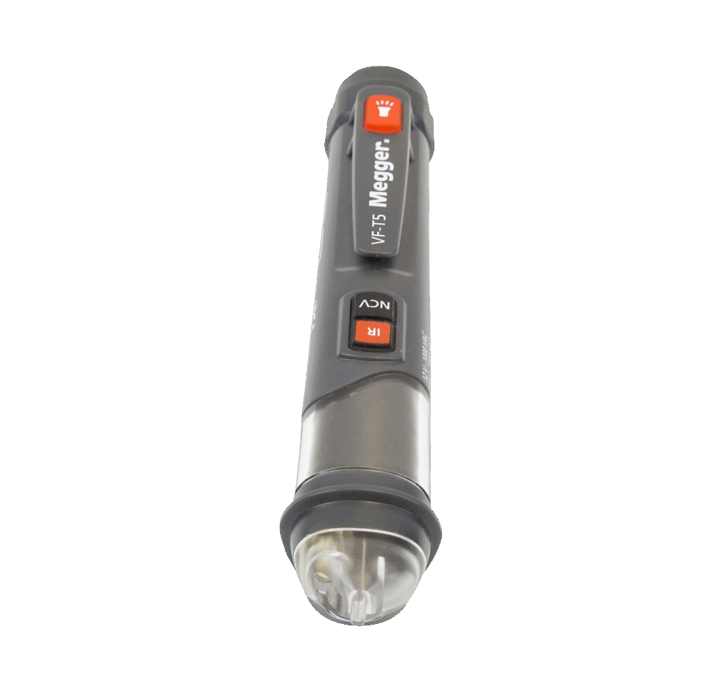 VF-T5 Detector de tensión sin contacto con termómetro infrarrojo láser de Megger