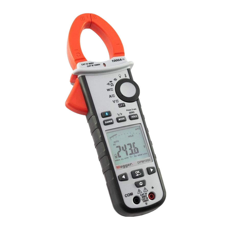DMP1000 es la Pinza para aplicaciones de potencia de Megger