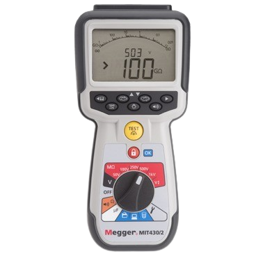 El MIT400/2 Series es el Probador de aislamiento de 1 kV de Megger